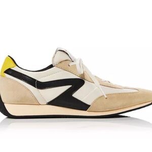 Rag & Bone Beige, Black, and Yellow Sneakers
